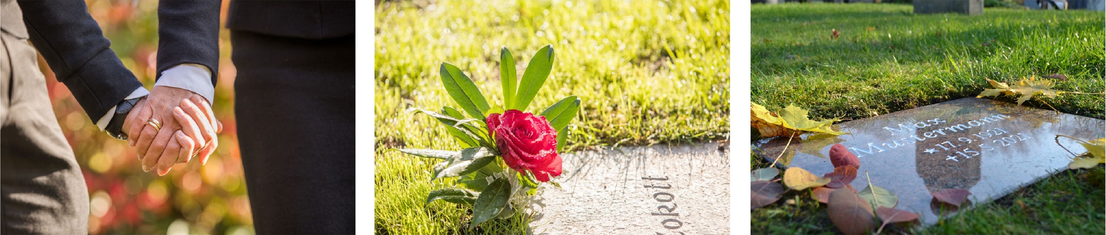 Grabsteine Vertrauenswürdig Friedhof Hand in Hand Rose Grabplatte Urnengrabstein Grabmal